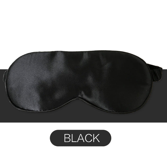 Silk Sleep Eye Mask 19 Momme Mulberry Sleeping Cover Eyepatch Blindfolds Insomnia Caring Sleep Shield Light Goggles Quality