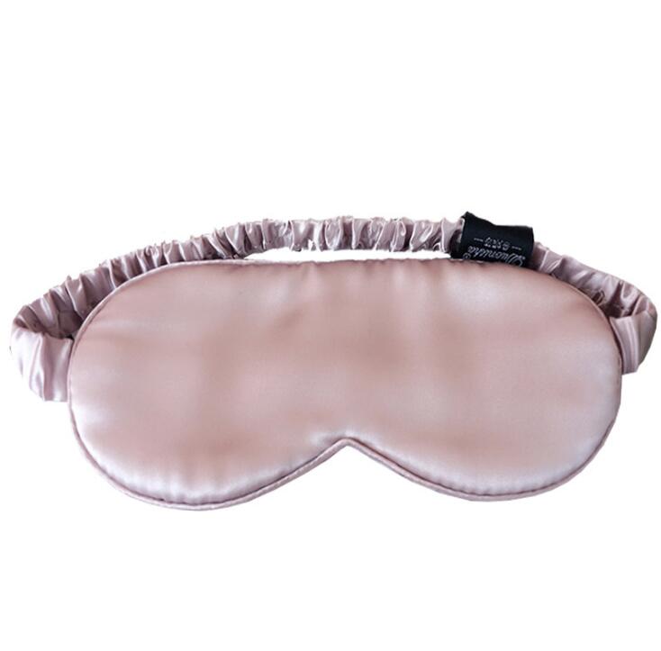 Silk Sleep Eye Mask 19 Momme Mulberry Sleeping Cover Eyepatch Blindfolds Insomnia Caring Sleep Shield Light Goggles Quality